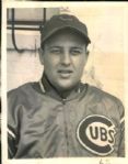 1947 Doyle Lade Chicago Cubs "The Sporting News Collection Archives" Original 7" x 9" Photo (Sporting News Collection Hologram/MEARS Photo LOA)