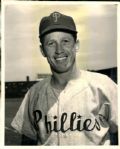 1949-51 circa Mike Goliat Philadelphia Phillies "The Sporting News Collection Archives" Original 8" x 10" Photo (Sporting News Collection Hologram/MEARS Photo LOA)
