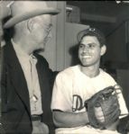 1947 Al Gionfriddo Brooklyn Dodgers "The Sporting News Collection Archives" Original 6" x 6.5" Photo (Sporting News Collection Hologram/MEARS Photo LOA)