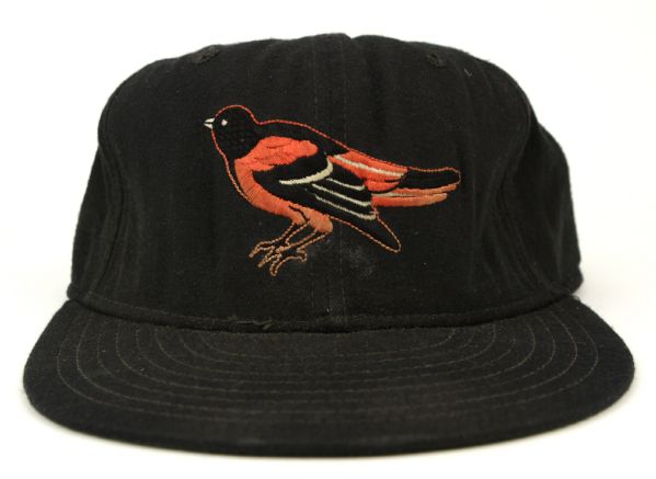 1989-93 Ellie Hendricks Baltimore Orioles Game Worn Cap (MEARS LOA)