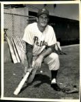 1956 Bob Bowman Philadelphia Phillies "The Sporting News Collection Archives" Original 8" x 10" Photo (Sporting News Collection Hologram/MEARS Photo LOA)