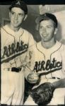 1955 Clete & Cloyd Boyer Kansas City Athletics "The Sporting News Collection Archives" Original 6" x 9" Photo (Sporting News Collection Hologram/MEARS Photo LOA)
