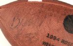 1994 University of Wisconsin Rose Bowl Commemorative Football Signed by Brent Moss & Barry Alvarez - MEARS LOA 