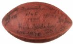 1966-67 Green Bay Packers Super Bowl I Multi-Signed Football - Lot of 3 With 35 Sigs. Incl. Aldridge Nitschke Pitts Taylor Starr McGee  - JSA