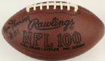 1966-67 Green Bay Packers Super Bowl I Multi-Signed Football - Lot of 3 With 35 Sigs. Incl. Aldridge Nitschke Pitts Taylor Starr McGee  - JSA
