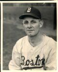 1945 Bob Logan Boston Braves "The Sporting News Collection Archives" Original 8" x 10" Photo (Sporting News Collection Hologram/MEARS Photo LOA)