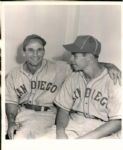 1946 Pepper Martin Jack Lohrke San Diego Padres PCL "The Sporting News Collection Archives" Original 8" x 10" Photo (Sporting News Collection Hologram/MEARS Photo LOA)