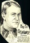 1940s Ed Delahanty Philadelphia Phillies "The Sporting News Collection Archives" Original Illustration Artwork (Sporting News Collection Hologram/MEARS Photo LOA)