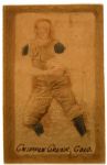 Circa 1907 Tanner Souvenir Football Player Leather Postcard