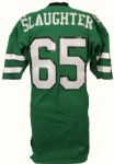 1984 Chuck Slaughter Washington Federals USFL Game Worn Jersey (MEARS Auction LOA)
