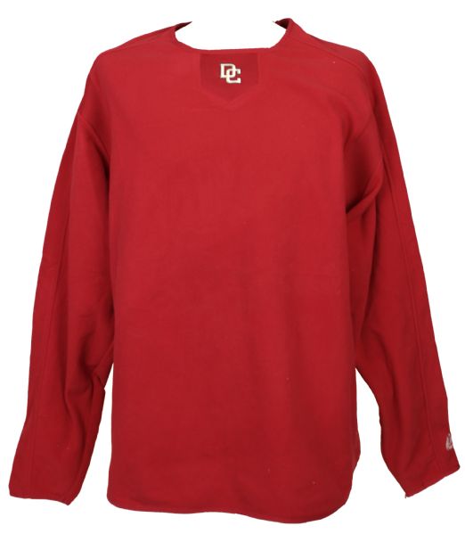 2005-10 Livan Hernandez Washington Nationals Game Worn Pullover Sweater (MEARS Auction LOA)