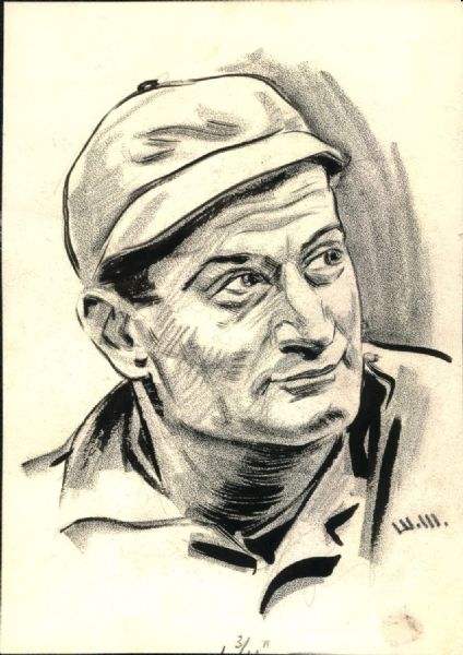 1910s Rube Waddell Philadelphia Athletics "The Sporting News Collection Archives" Original Illustration Artwork (Sporting News Collection Hologram/MEARS Photo LOA)