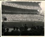 1955 World Series Yankee Stadium New York Yankees Brooklyn Dodgers "The Sporting News Collection Archives" Original 8" x 10" Photo (Sporting News Collection Hologram/MEARS Photo LOA)