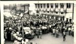 1949 Crowd Outside of Sportsman Park for Cardinals Dodgers Doubleheader "The Sporting News Collection Archives" Original 6" x 10" Photo (Sporting News Collection Hologram/MEARS Photo LOA)