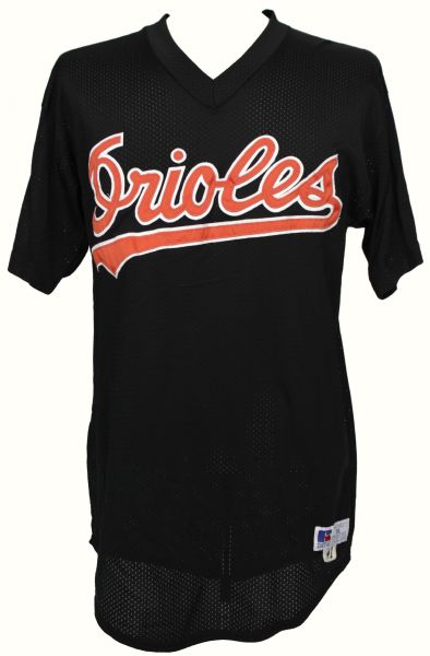 1991 Baltimore Orioles #54 Game Worn BP Jersey (MEARS Auction LOA)