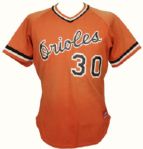1985-87 Erie Orioles Game Worn Jersey (MEARS Auction LOA)