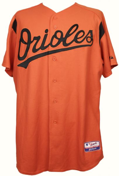 2003-06 Gary Mathews Jr./John Parrish Baltimore Orioles Game Worn BP Jersey 