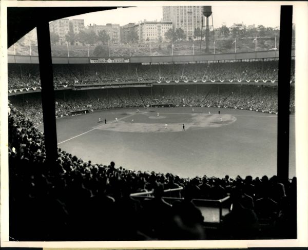 1936 World Series Polo Grounds New York Giants New York Yankees "The Sporting News Collection Archives" Original 7" x 9" Photo (Sporting News Collection Hologram/MEARS Photo LOA)