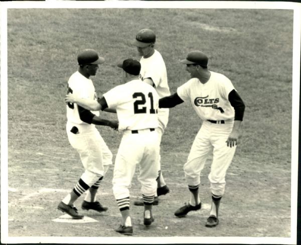 1962 Roman Mejias Houston Colt 45s "The Sporting News Collection Archives" Original 8" x 10" Photo (Sporting News Collection Hologram/MEARS Photo LOA)