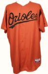 2003-06  Baltimore Orioles #25 Game Worn BP Jersey Attributed to Jay Gibbons/Rafael Palmeiro (MEARS LOA)