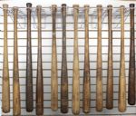 1917-34 H&B Louisville Slugger Professional Model Game Used Bats (Lot of 12)