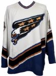 2003-04 Brendan Witt Washington Capitals Game Worn Jersey w/ MeiGray Stamp