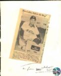 1954 Sid Gordon Pittsburgh Pirates The Sporting News Collection Archives Original Photo (Sporting News Collection Hologram/MEARS Photo LOA)