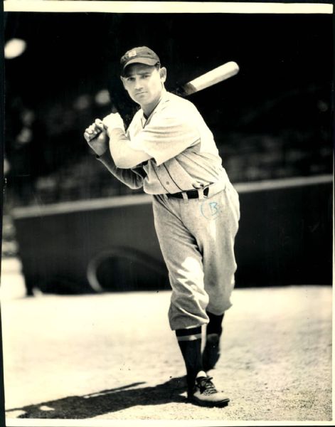 1937 Cliff Bolton Detroit Tigers "The Sporting News Collection Archives" Original Photo (Sporting News Collection Hologram/MEARS Photo LOA)