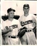 1952 Clint Courtney Darrell Johnson St. Louis Browns "The Sporting News Collection Archives" Original Photo (Sporting News Collection Hologram/MEARS Photo LOA)