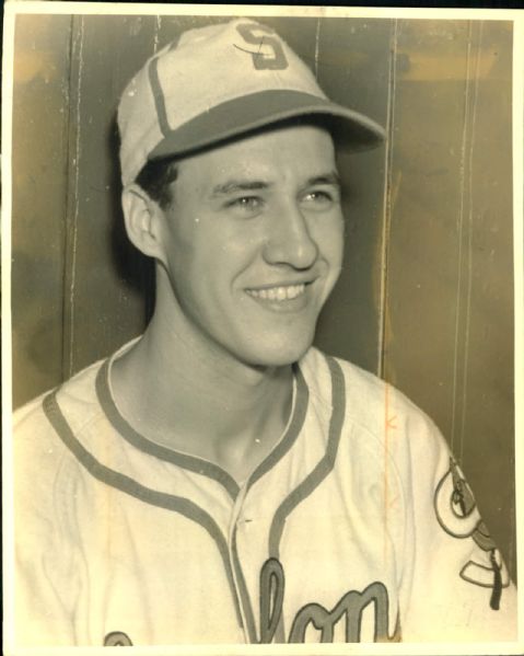 1940-41 Buddy Blattner Sacramento Salons (PCL) "The Sporting News Collection Archives" Original 8" x 10" Photo (Sporting News Collection Hologram/MEARS Photo LOA)