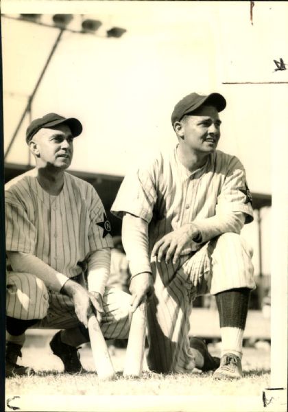 1930s circa Larry Bilbert Sr. and Jr. New Orleans Pelicans "The Sporting News Collection Archives" Original 5.5" x 8" Photo (Sporting News Collection Hologram/MEARS Photo LOA)