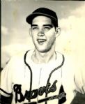 1953 Gene Conley Milwaukee Braves "The Sporting News Collection Archives" Original 8" x 10" Photo (Sporting News Collection Hologram/MEARS Photo LOA)