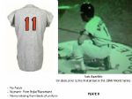 1966 Luis Aparacio Baltimore Orioles Game Worn Road Jersey (MEARS A8) (World Series Season)