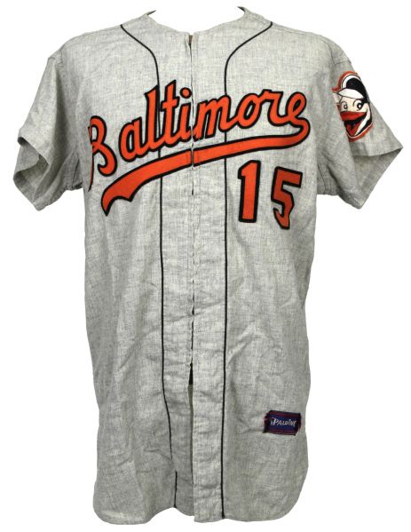 1960 Hoyt Wilhelm Baltimore Orioles Game Worn Road Jersey (MEARS A6)