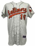 1960 Hoyt Wilhelm Baltimore Orioles Game Worn Road Jersey (MEARS A6)
