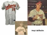 1960 Hoyt Wilhelm Baltimore Orioles Game Worn Road Jersey (MEARS A6)