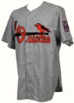 Baltimore Orioles 1939 Ebbets Field Flannel Road Jersey