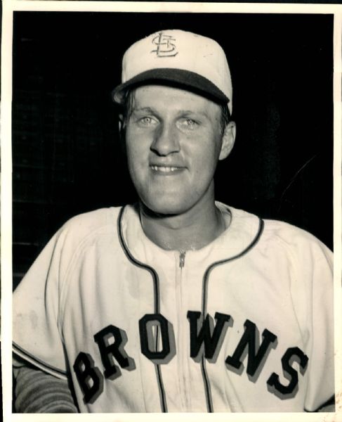 1948-49 Andy Anderson St. Louis Browns "The Sporting News Collection Archives" Original Photo (Sporting News Collection Hologram/MEARS Photo LOA)