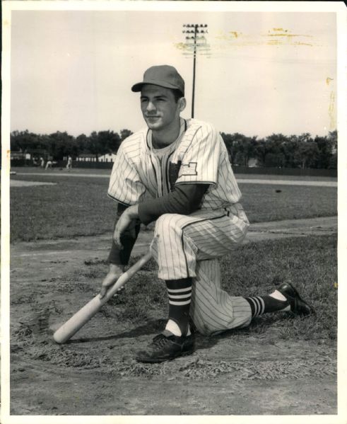 1954 Dick Groat Fort Belvoir "The Sporting News Collection Archives" Original Photo (Sporting News Collection Hologram/MEARS Photo LOA)