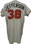 1969 Jesse Jefferson Bluefield Orioles Game Worn Flannel Jersey Handed Down From Orioles & Attributed to Merv Rettenmund (MEARS LOA)