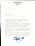 1987 Mike Schmidt Philadelphia Philles Signed Letter to Fan - JSA 