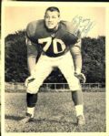 1960s Sam Huff New York Giants Vintage Signed 8" x 10" Photo - JSA 