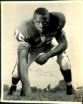 1961 Los Angeles Rams Signed 8"x10" Promotional Photos Incl. Vintage Deacon Jones Ollie Matson Lamar Lundy - Lot of 