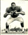 1961 Los Angeles Rams Signed 8x10 Promotional Photos Incl. Vintage Deacon Jones Ollie Matson Lamar Lundy - Lot of 