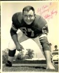 1961 Los Angeles Rams Signed 8x10 Promotional Photos Incl. Vintage Deacon Jones Ollie Matson Lamar Lundy - Lot of 