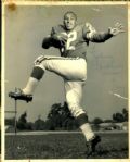 1961 Los Angeles Rams Signed 8x10 Promotional Photos Incl. Vintage Deacon Jones Ollie Matson Lamar Lundy - Lot of 