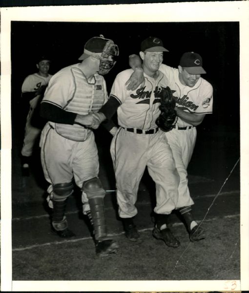 1943-48 Don Black Philadelphia Athletics Cleveland Indians "The Sporting News Collection Archives" Original Photos (Sporting News Collection Hologram/MEARS Photo LOA) - Lot of 4