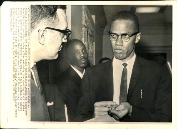 1964-65 Malcolm X - Original Photos (MEARS Photo LOA) - Lot of 3