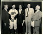 1957-58 Bob Cerv Kansas City Athletics "The Sporting News Collection Archives" Original 8" x 10" Photos (Sporting News Collection Hologram/MEARS Photo LOA) - Lot of 4