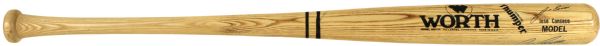1980s Jose Canseco Autographed Worth Store Model Bat (MEARS Auction LOA)